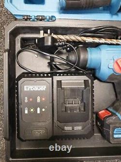 Erbauer ERH18-Li EXT 18V Cordless SDS Drill with 4.0Ah Battery & Charger