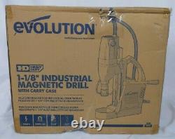 Evolution S28MAG Heavy Duty 1-1/8 inch Industrial Magnetic Drill With Carry Case