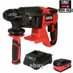 Excel EXL554B 18V Cordless SDS+ Rotary Hammer Drill 1 x 5.0Ah Battery & Charger