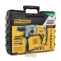 FF GROUP ID 1050 PRO Impact Drill 1050W 2-Speed 13mm Keyless Chuck Heavy Duty