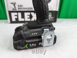 FLEX 24-volt 1/2-in Keyless Brushless Cordless Drill with Charger and 1 battery