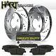 Front Platinum Drill/slot Disc Brake Rotors And Heavy Duty Pad Phcf. 6203602