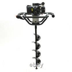 Fence Petrol Earth Auger Post Hole Digger Borer with 3 Bits Drill Extension Pole