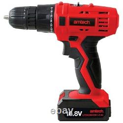 HEAVY DUTY 10.8V CORDLESS LI-ION LITHIUM DRILL DRIVER SCREWDRIVER With CHARGER