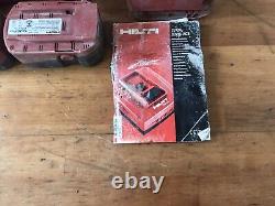 HILTI TE 2-A 24v Heavy Duty SDS+ Combination Hammer Cordless Drill + 2 Batteries