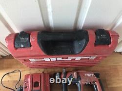 HILTI TE 2-A 24v Heavy Duty SDS+ Combination Hammer Cordless Drill + 2 Batteries