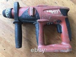 HILTI TE 2-A 24v Heavy Duty SDS+ Combination Hammer Cordless Drill + 2 Batteries