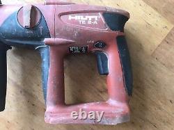 HILTI TE 2-A 24v Heavy Duty SDS+ Combination Hammer Cordless Drill + 2 Batteries