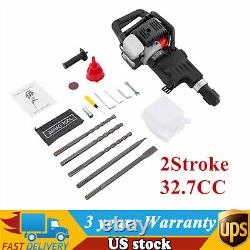 Heavy Duty 2-Stroke Petrol Hammer Drill Breaker Gasoline Demolition Jack Hammer