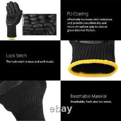 Heavy Duty Anti Vibration Work Gloves For Drilling Marble Cutter Grinder Builder