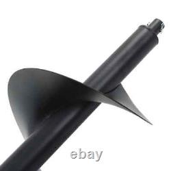 Heavy Duty Auger Drill Bit Steel for Garden Post Hole Digger Tool 60/80/100 mm