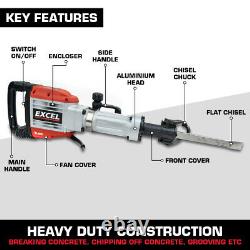 Heavy Duty Demolition Hammer Concrete Breaker Jack Hammer 1600w 230v