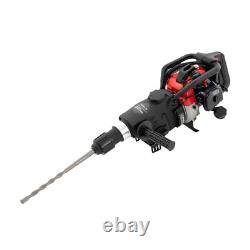 Heavy Duty Petrol Demolition Jack Hammer Drill Concrete Breaker 2 Chisels 1000W