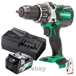 HiKOKI DV18DBXL 18V Brushless Combi Drill with 1 x 2.5Ah/5.0Ah Battery & Charger