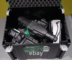 Hikoki 18V Cordless Brushless SDS+ Hammer Drill Chisel 2x 5.0Ah & Charger & Case