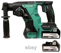 Hikoki 18V Cordless Brushless SDS Plus Hammer Drill 2 x 5.0Ah