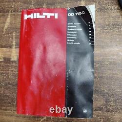 Hilti DD 110-D CORE DRILL 110V FREE P&P VAT INC'5418