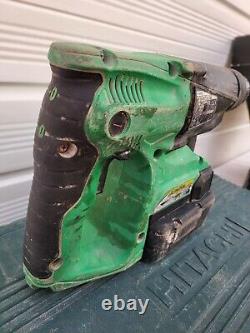 Hitachi DH24DVC SDS Plus Hammer Drill Working 2 X Batteries, Charger & More