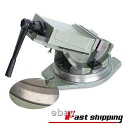 Industrial Strength Benchtop Drill Press Tilting Angle Vise Heavy Duty Vice100mm