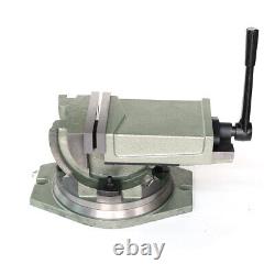 Industrial Strength Benchtop Drill Press Tilting Angle Vise Heavy Duty Vice100mm