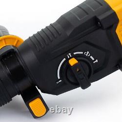 JCB 1050W Rotary Hammer Drill Anti-Vibration Multi Position Handle, 4 Functions