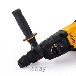 JCB 1050W Rotary Hammer Drill Anti-Vibration Multi Position Handle, 4 Functions