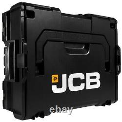 JCB 18BLCD-B 18V Brushless Combi Hammer Drill 2 Speed Cordless + LBOXX 136