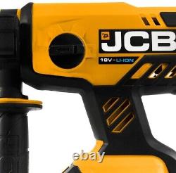 JCB 18BLRH 18V Brushless SDS Rotary Hammer Drill 3 Function +Chuck+ Chisel +Bits