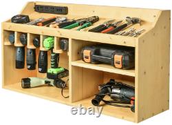 Large Power Tools Storage Organizer Cabinets Drill Charging Station Garage Shop