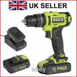 Lightweight Heavy Duty 1.5AH Cordless Impact Drill 18V with Battery and Charger