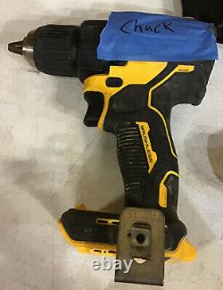 Lot of 5 For Parts Dewalt Drills Brushless Broken (See Tape)