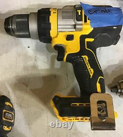 Lot of 5 For Parts Dewalt Drills Brushless Broken (See Tape)