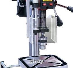 Lumberjack 16mm Bench Top Pillar Drill Press with Variable Speed Digital Display