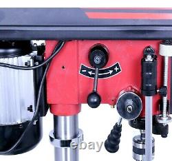 Lumberjack 16mm Bench Top Pillar Drill Press with Variable Speed Digital Display