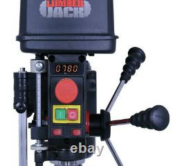 Lumberjack Variable Speed Pillar Drill Press with Digital Display 16mm Chuck