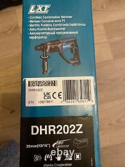 MAKITA DHR202Z 18v LXT Li ion CORDLESS 3 function hammer drill SDS BRAND NEW