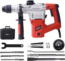 MPT 1 Inch SDS-Plus 1050W Heavy Duty Rotary Hammer Drill, 3 Function and Soft 3