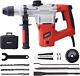 Mpt 1 Inch Sds-plus 1050w Heavy Duty Rotary Hammer Drill, 3 Function And Soft 3