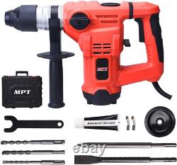 MPT 1500W Heavy Duty Rotary Hammer Drill, 3 Function and Adjustable Soft Grip 3