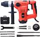 Mpt 1500w Heavy Duty Rotary Hammer Drill, 3 Function And Adjustable Soft Grip 3