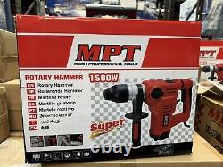 MPT 1500W Heavy Duty Rotary Hammer Drill, 3 Function and Adjustable Soft Grip 3