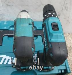 Makita 10.8v combi drill set +2×2ah battery