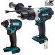 Makita 18v Dhp458z Combi Drill With Dtd152z Impact Driver Twin Kit Body Only