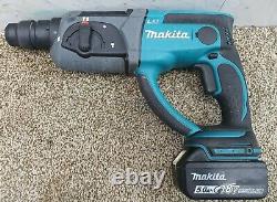 Makita 18v lxt sds three mode hammer drill +5ah battery