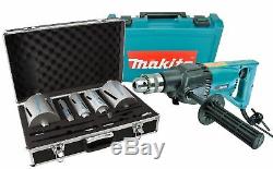 Makita 8406 Diamond Core Drill Rotary & Percussion 110V + 11pc Diamond Core Kit