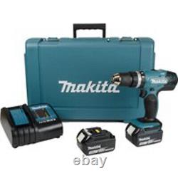 Makita Combi Drill Cordless 18V 2x3Ah Li-ion DHP453F001 Variable Speed Compact