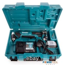 Makita DA333DWAE 10.8v / 12v MAX CXT Slide Angle Drill Driver Inc 2x 2.0Ah Batts