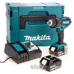 Makita DHP482RTJ 18V LXT Combi Drill (2 x 5.0Ah Batteries) in MakPac case