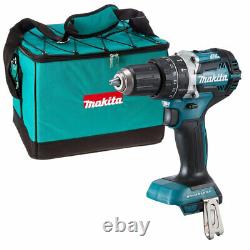 Makita DHP484Z 18V Brushless Combi Hammer Drill Driver with Heavy Duty Tool Bag
