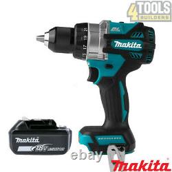 Makita DHP486 18V LXT Brushless 1/2? Combi Hammer Drill With 1 x 5.0Ah Battery